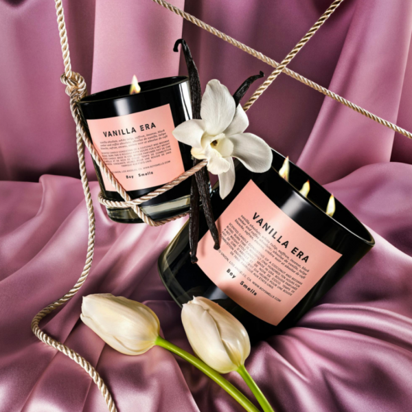 Boy Smells- Vanilla Era Candle - Image 2